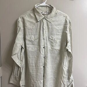 Magnolia Pearl Cream Striped Shirt (item A37)